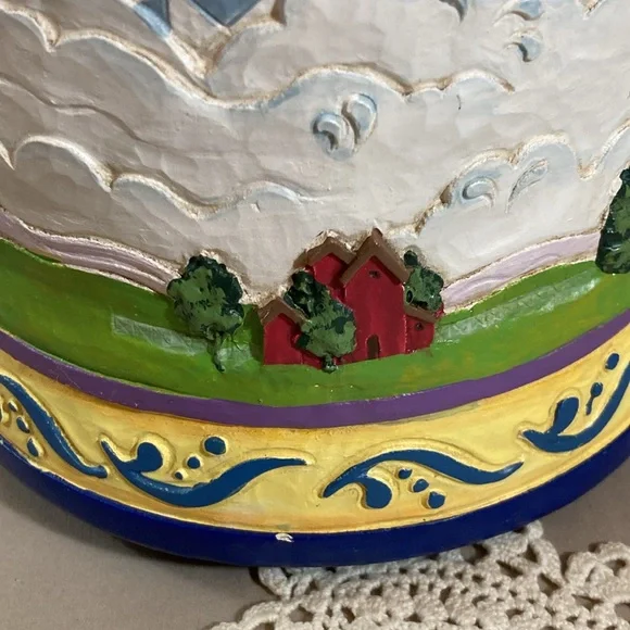 Jim Shore Hot Air Balloon Candle Warmer - Picture 8 of 16